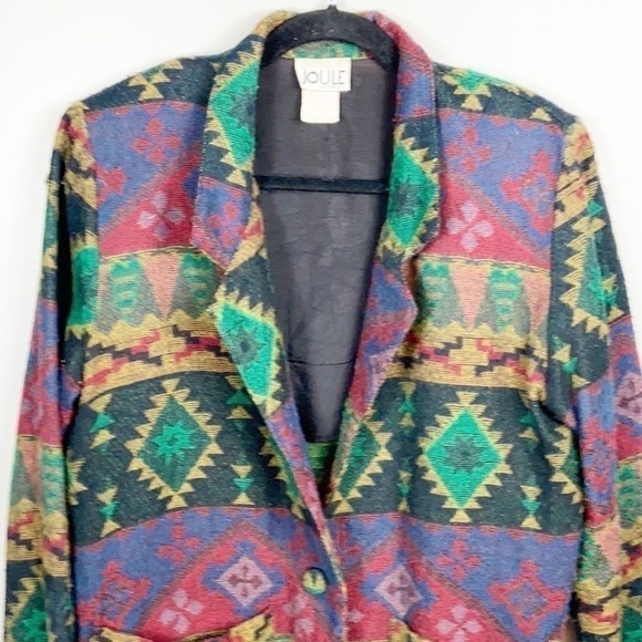Vintage 80’s Southwestern Blazer/Jacket size m/l - Picture 4 of 14